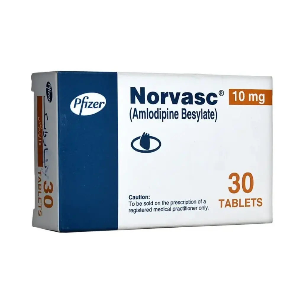 Buy 30 Pills of Norvasc [Amlodipine Besilate] by Pfizer
