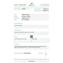 Sustanon 270 lab test result (2024-03-21)