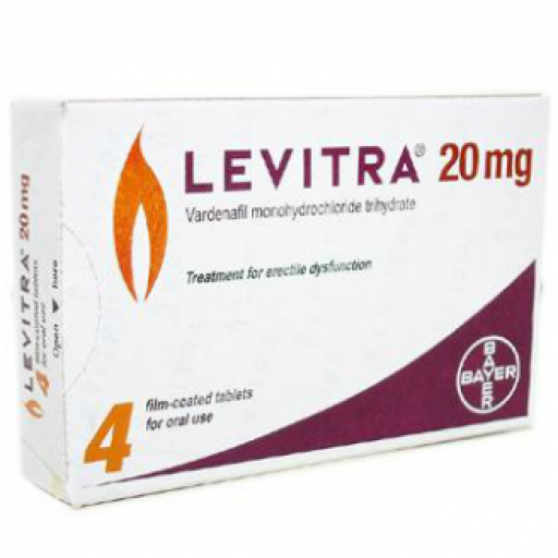 Purchase 4 Pills of Levitra [Vardenafil] by Bayer Schering